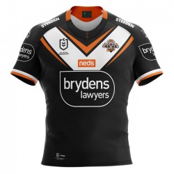 Camisola West Tigers Rugby Equipamento Primeiro 2021 Manga Curta